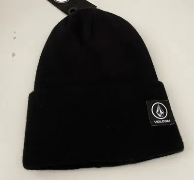 Volcom Box Stone Beanie Black Hat *nwt* • $19