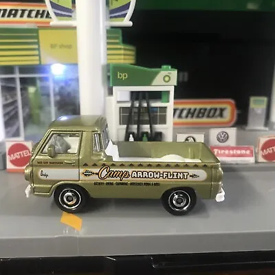 Matchbox '66 Dodge A100 Pickup Truck Diecast Camp Arrow Flint • $2.19