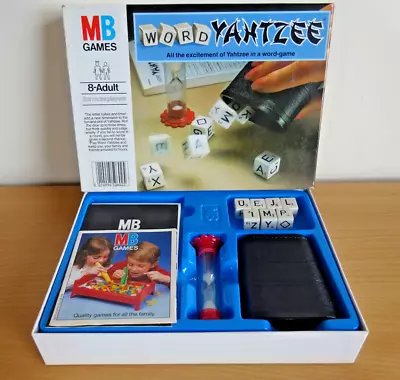 Word Yahtzee Game MB Games Complete Vintage 1981 Vgc • £5.99