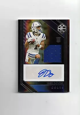 2023 Panini Limited Josh Downs RPA #/99 Colts Blue Patch THICK RC • $29.99