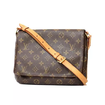 LOUIS VUITTON Shoulder Bag M51388 Brown Monogram Muse Tango From Japan Used • $795.19