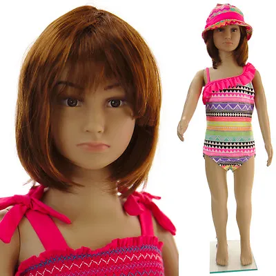 Girl/ Boy Mannequin Metal Base Full Body Child Unisex Display Manikin-CB1+1wig • $89.90