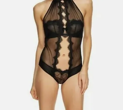 £10 • Buy ANN SUMMERS Sexy Lacy COLLETTE Halter Neck Body Size 8 NWT RRP £35.00