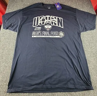 Mens 2XL Uconn Huskies Mens Basketball Final 4 Champion Short Sleeve T Shirt NWT • $16.95