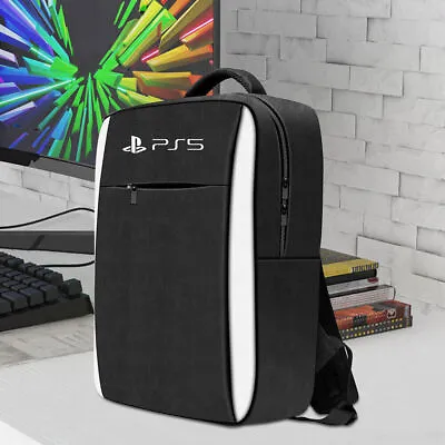 For PS5 Console Game Accessories Backpack Travel Carrying Case Storage Bag UK • £12.99