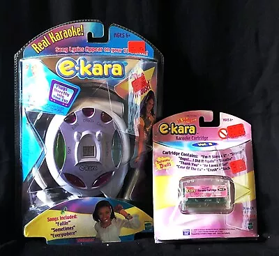 E-kara Karaoke System Hasbro Xavix W/ Pro Headset & Vol 8 Cartridge NIB • $20