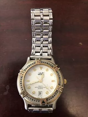 Jag 100ft Mens Quartz W/ Date Run And Keep Time Brand New Battery • $99