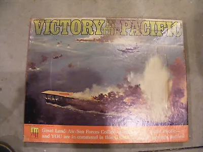 Victory In The Pacific Vintage WWII Avalon Hill Board Game  1977 • $29.99