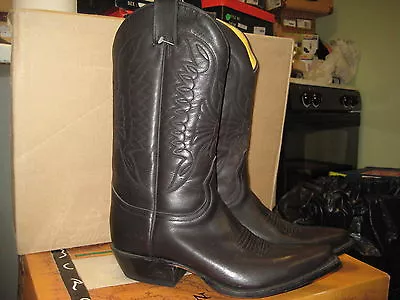 Muro Women's Black Leather Western Boots Grasso 11284 Size 8 New • $149.99