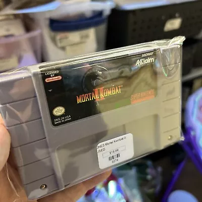 Mortal Kombat 2 Snes Super Nintendo - Tested Authentic • $5