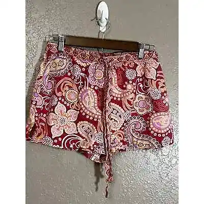 Vera Bradley Shorts Pink Cotton Medium • $14.97
