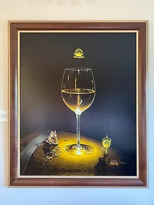 Michael Godard Wine Spirit Painting Giclée Print - Framed - Limited Edition • £2250