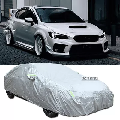 6-Layer SUV Car Cover Outdoor All Weather Protection Silver For Subaru WRX STI • $55.43