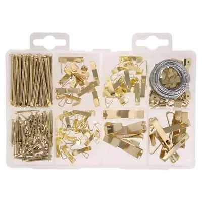Picture Hanging Kit (217-Piece) Wall Hooks Frame Hang Wires New • $15.06