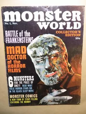 Monster World Magazine #1 Wolfman Famous Monsters Of Filmland • $14.36