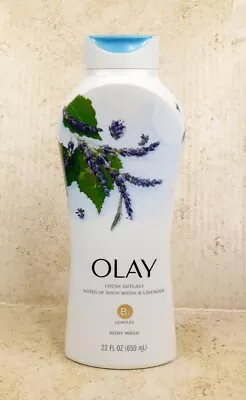 Olay Fresh Outlast Notes Of Birch & Lavender B3 Complex Body Wash 22 Oz • $24.99