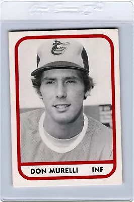 1981 TCMA Miami Orioles #5 DONALD Don MURELLI Torrington Connecticut • $3.99