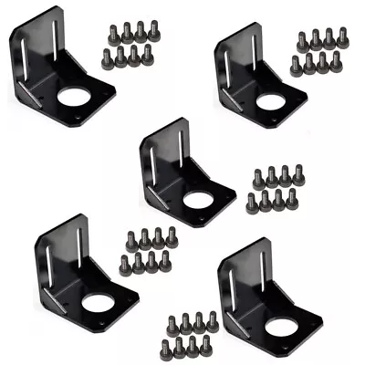 5 Pcs Creative Useful Portable Steel Mounting Bracket Nema 17 • £17.45