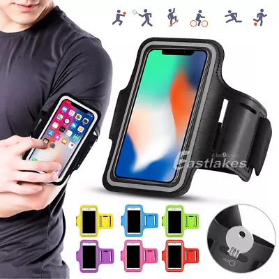 $5.95 • Buy Sports Gym Running Armband For Apple IPhone 14 13 12 Mini 11 Pro Max X Samsung