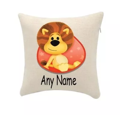 Raa Raa The Noisy Lion Cushion Cover Personalise Any Name (cover Only) 20cmx20cm • £5.99