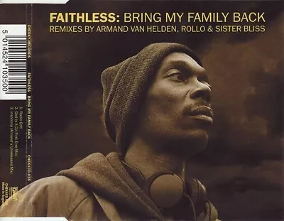 Faithless – Bring My Family Back 3 Track CD Single NL2 NO Case Insomnia Remix • £1.69