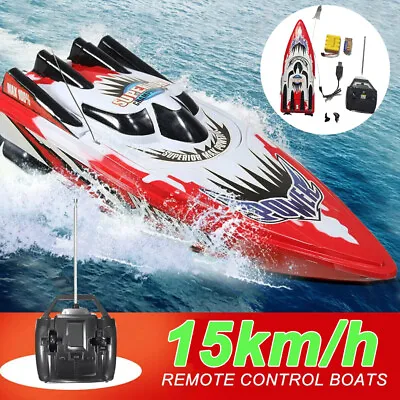 RC Boat Remote Control Kids High Speed 2.4G Racing Speed Boat Toy RC Boat Toys • $28.90