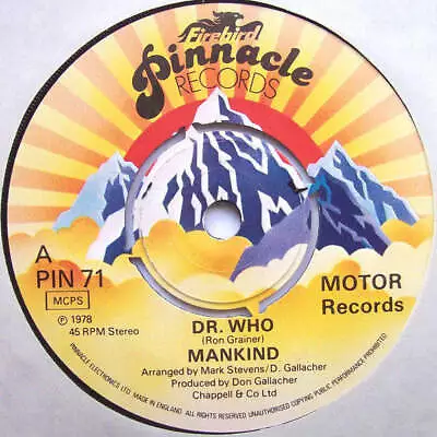 Mankind - Dr. Who (Vinyl) • £4.50