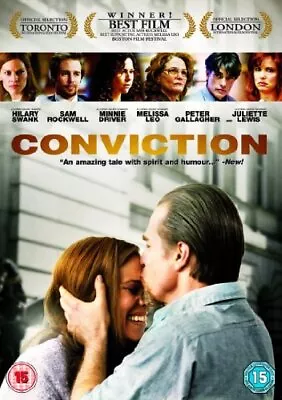 Conviction DVD (2011) Hilary Swank Goldwyn (DIR) Cert 15 FREE Shipping Save £s • £1.92