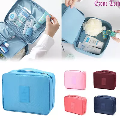 Travel Cosmetic Bag Makeup Bag Toiletry Case Hanging Pouch Wash Organizer Bag • $5.91