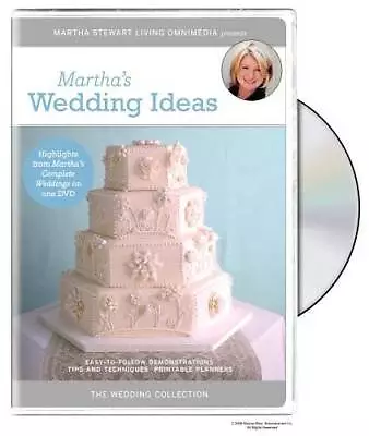 The Martha Stewart Wedding Collection - Martha's Wedding Ideas - DVD - VERY GOOD • $6.06