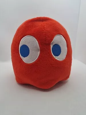 Pac-Man Ghost Plush Toy Red  7   Bandai Namco Collectable VGC • £11.99