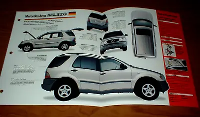 ★★1998 Mercedes-benz Ml320 Original Imp Brochure Specs Info 98 97 99 Ml 320★★ • $7.99