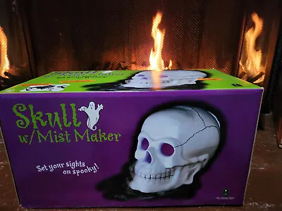 NOS! Rare Skull Mist Maker! GKI Lighting! Fogger Mister Halloween Prop~Vintage • $54