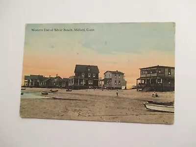 Milford Connecticut Postcard Western End Silver Beach WI 1918 • $5.99