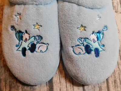 £24.58 • Buy Disney Slippers House Shoes Hard Sole Soft Upper Mickey Mouse Yawn Women L 9/10