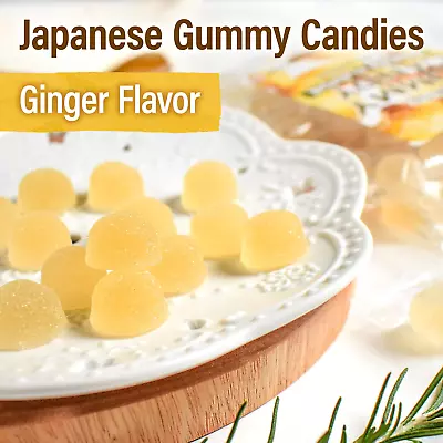 Japanese Gummy Candy－Ginger Flavor Individually Wrapped (9.8OZ)2Bags【YAMASAN】 • $39.90