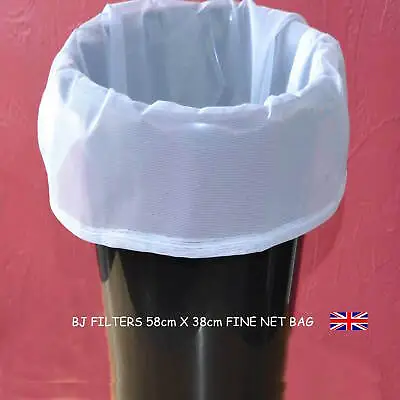 Bj Filters = Best Home Brew & Wine Filter Bag = With Draw Cord 58cm X 38cm  F/p • £7.99