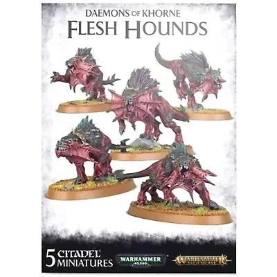 Flesh Hounds Of Khorne Chaos Daemons Warhammer 40k NOS • $31.99