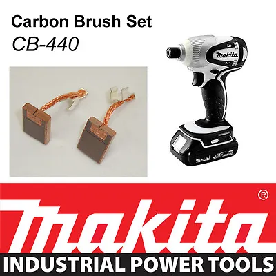 NEW Makita 18V LXT Impact Driver BTD142HW BTD141 Genuine CARBON BRUSH SET CB-440 • $5.99