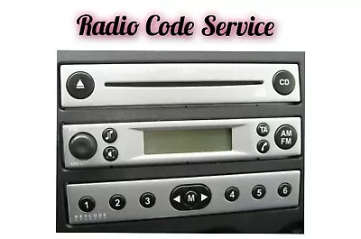 Ford Radio Code Service Fiesta Mk6 Fusion Cd Stereo Fast Decode Service  • £4.95