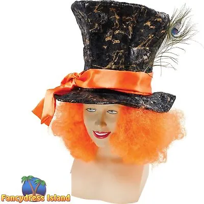 £12.49 • Buy Forum Mad Hatter Hat With Hair Book Day Adults Fancy Dress