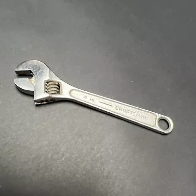 Vintage Craftsman 4  Adjustable Crescent Wrench - Jw Code - Vgc - Made In Usa • $24.99