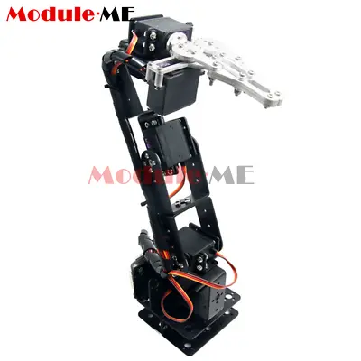 $62.76 • Buy Aluminium Robot 6 DOF Arm Claw Mount Kit Mechanical Robotic Arm For Arduino
