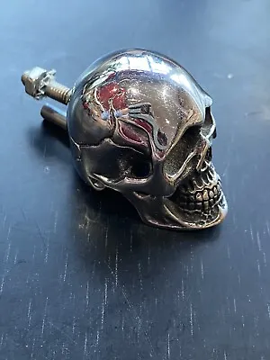 Bespoke Silver Metal Skull Drawer/cupboard/cabinet Handles/knobs. Unusual/unique • £10.99