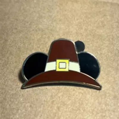 Disney Trading Pin Mickey Mouse Thanksgiving Pilgrim Hat • $4.99