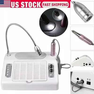 Electric For Nail Art Drill Machine With 96W Vacuum Cleaner And Dust Collector • $74.01