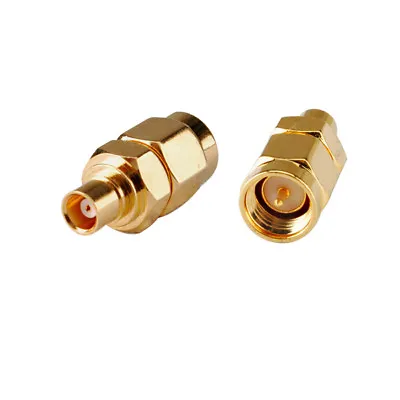 2-Pack MCX Jack To SMA Male DVB-T TV RTL SDR Receiver Antenna Connector Adapter • $3.34