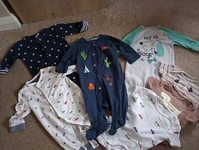 Baby Boys 0-3 Months Outfits Maine Mantaray Jasper Conran Dogs Cars (3c) • £3.50