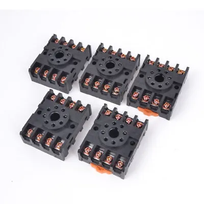 5pcs 8 Pin Power Timer Relay Socket Base Holder PF083A For JTX-2C DH48S • $14.01