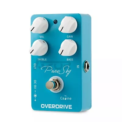 Caline Pure Sky Overdrive Guitar Effect Pedal Guitar Pedal Caline Pedal CP-12 • $42